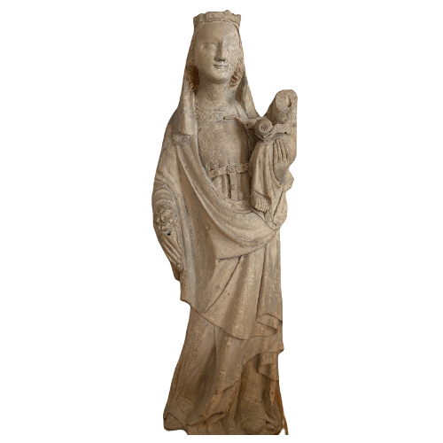 Virgin and Child. Normandy or Ile de France end of the 13th century.