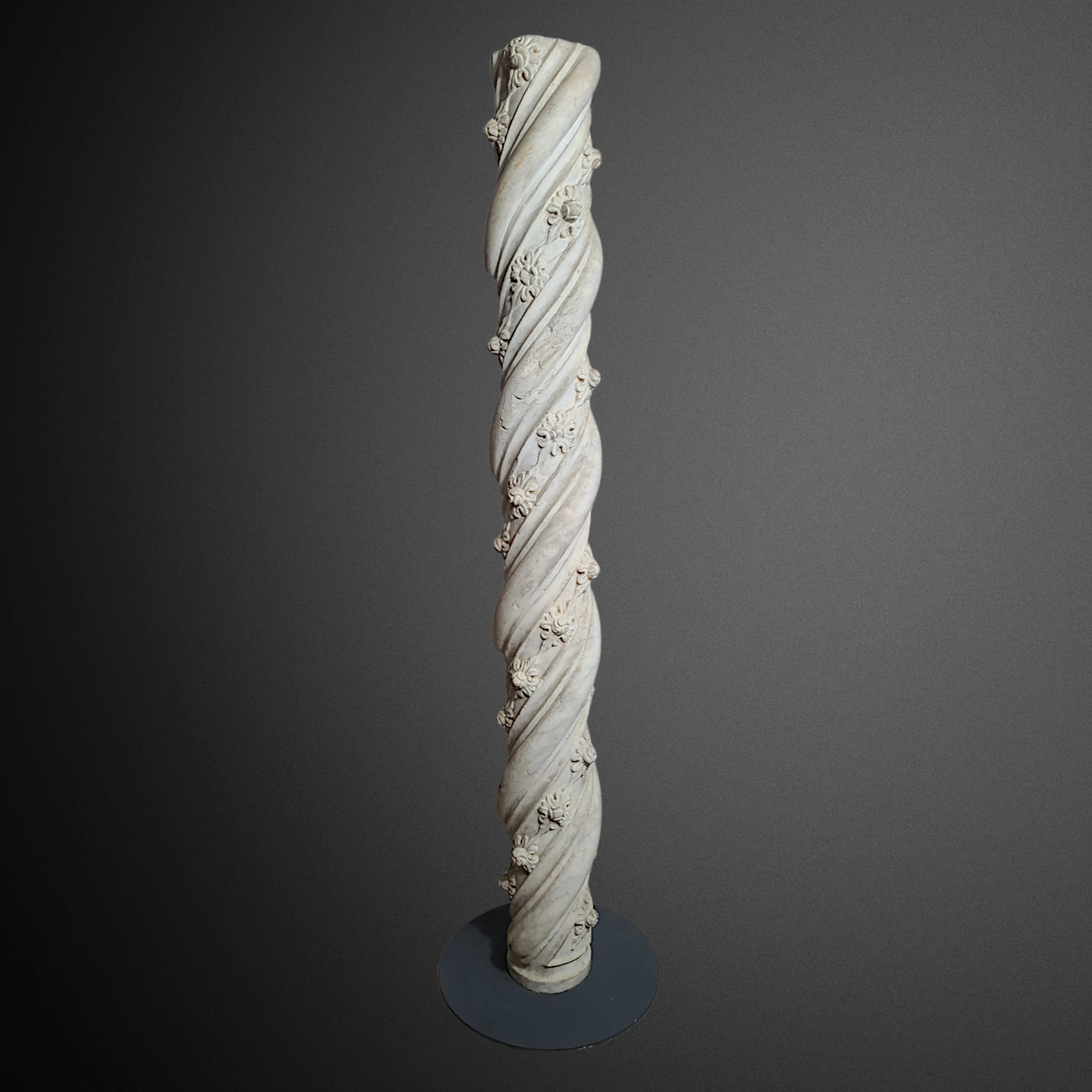 Gothic marble column.-1