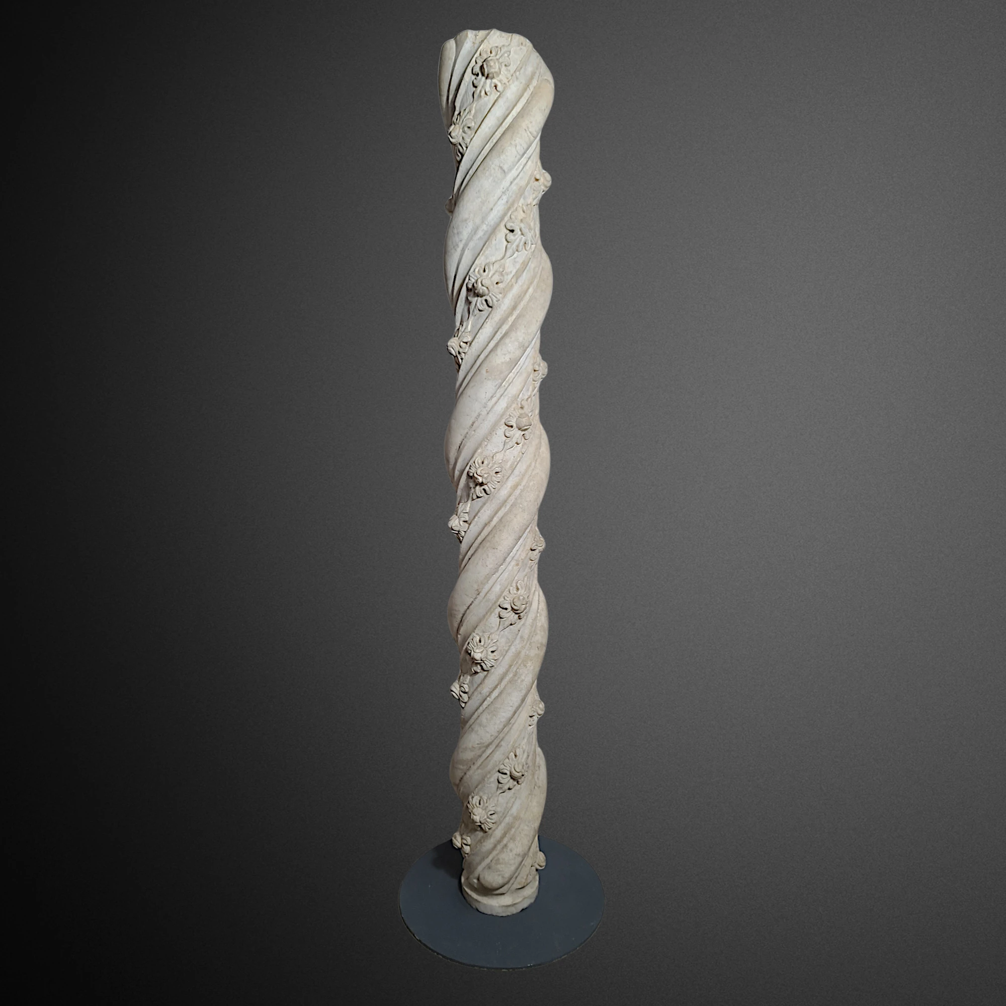 Gothic marble column.-2