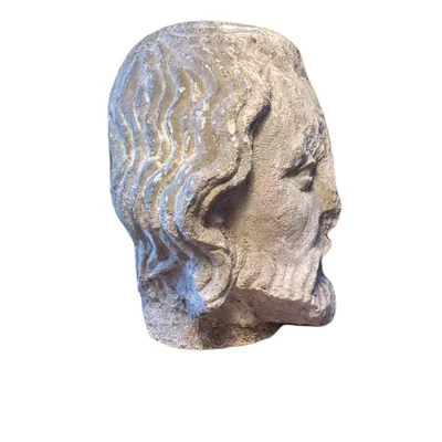 Head of apostle or Christ. 13th century View number 2