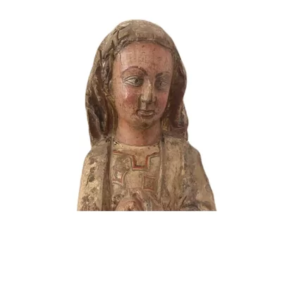 Polychrome Virgin of the Annunciation. Catalonia. View number 1