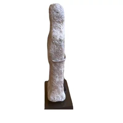 Marble bronze age idol. Anatolia. View number 1