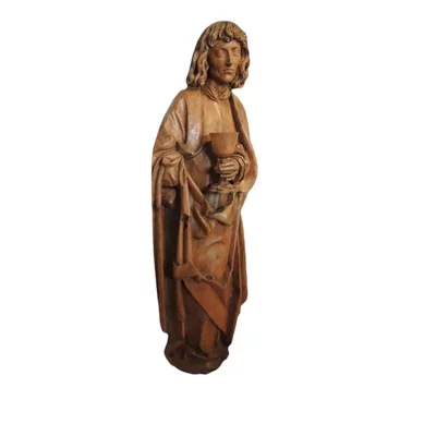 Niklaus Weckmann. Saint John. Carved linden. View number 1