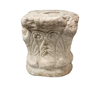 Visigoth capital. Marble. View number 1